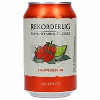 Rekorderlig Strawberry & Lime Cider can